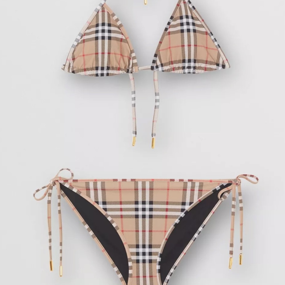 Burberry swim suit two piece